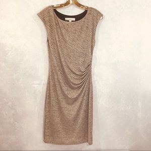 CLOSET BLOWOUT!   LOFT 💖 tan blend sleeveless dress Size S